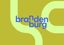 Eine farbige Grafik mit großen, geschwungenen Formen in Grün auf olivfarbenem Hintergrund. In der Mitte steht in blauer Schrift: „brandenburg“.